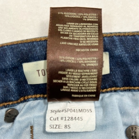 KUT FROM THE KLOTH Women’s Toothpick Skinny Mid-Rise Jeans Light Distress‎ 8S - Picture 9 of 13